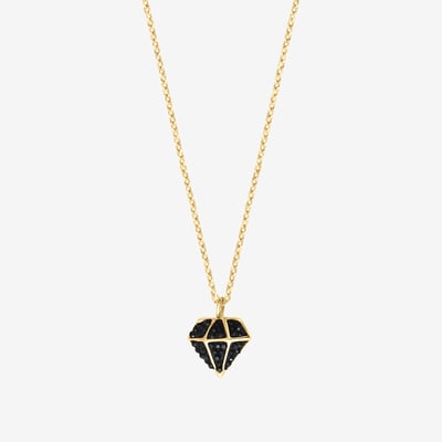 Collier doré jet diams - casino CAROLINE NAJMAN