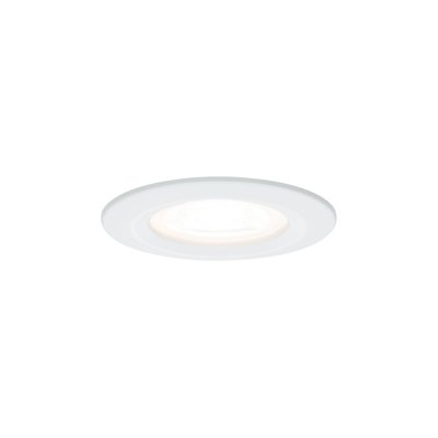 Spot Led Nova Gu10 Fixe À Encastrer Blanc 6,5w PAULMANN