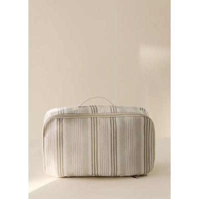 Panier 100 % coton à rayures multiples MANGO HOME