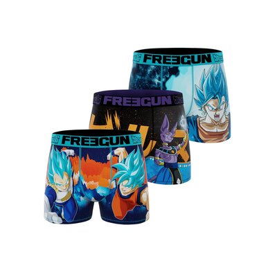 Lot de 3 Boxers Dragon Ball Super FREEGUN