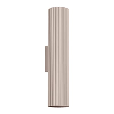 Applique Aluminium Taupe GU10 2 Karbon EDEN