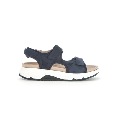 Sandales en cuir à talon compensé GABOR