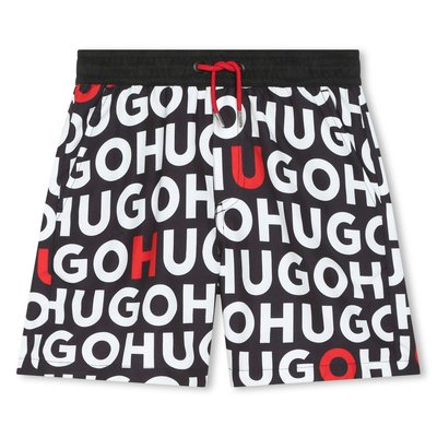 Short de bain imprimé bicolore HUGO KIDSWEAR