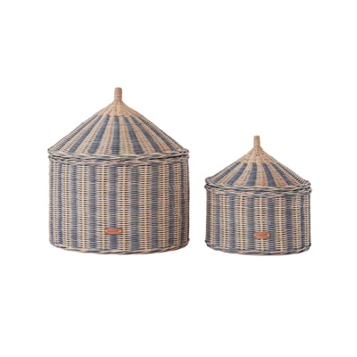Panier de rangement en rotin MINI OYOY LIVING DESIGN