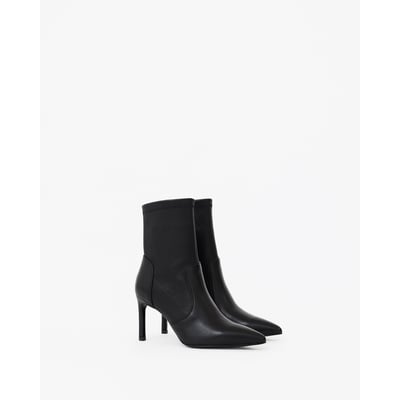 Bottines en cuir stretch à bout pointu OPHELIA MI MAI