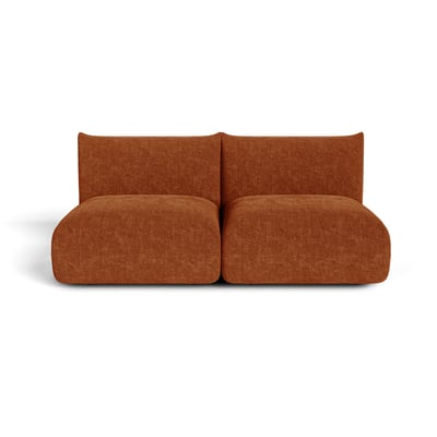 Canapé modulable 3 places en velours chenillé NOOMA SIA HOME