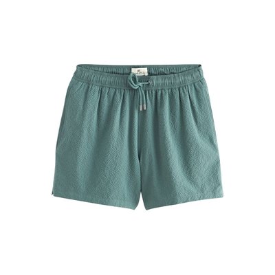 Short de bain uni en seersucker NEXT