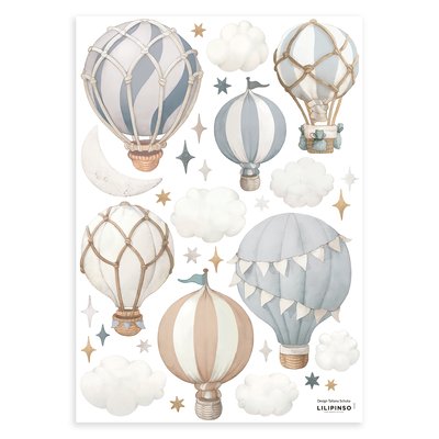 Stickers muraux les mongolfières SELENE LILIPINSO