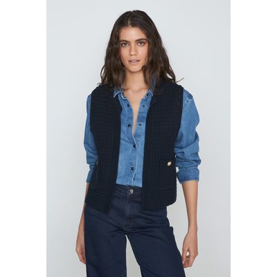 Gilet sans manches lea bis Maison 123