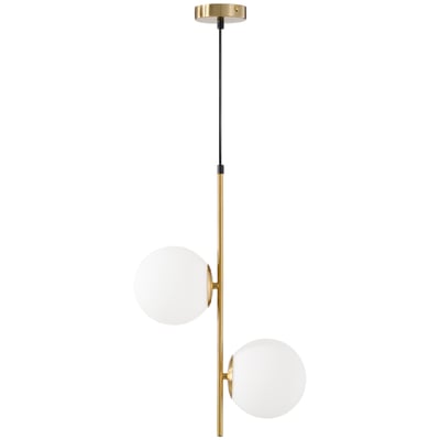 Pendant Light Métal Or HOMCOM