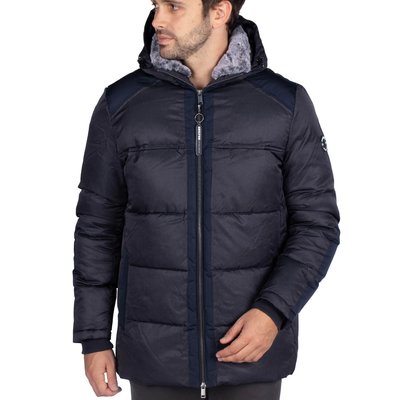 Parka team doublée imitation fourrure navy SHILTON