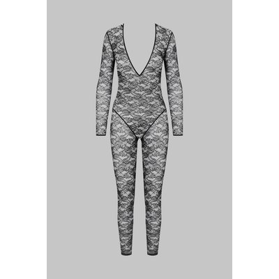 Catsuit manches longues Col V FLASHBACK MAISON CLOSE