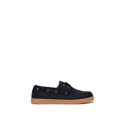 Mocassin modèle à carreaux en cuir velours MARC O'POLO