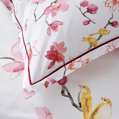 Taie d'oreiller percale - ELIASE ROSE TRADILINGE