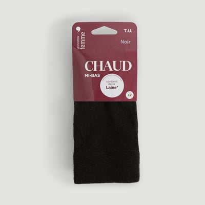 Mi-bas en laine MONOPRIX