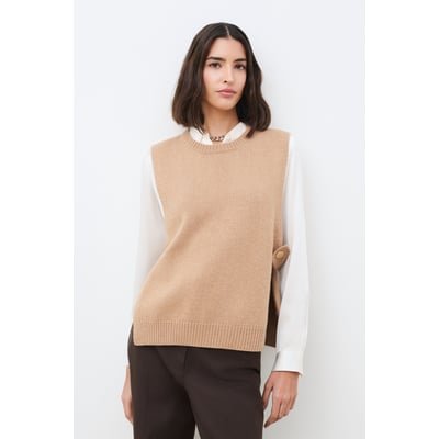 Poncho ample en laine HEVY CAROLL