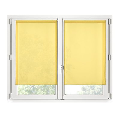 Paire de Rideaux Voile brise bise uni EDEN