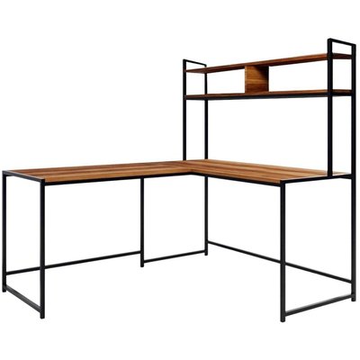 Bureau d'angle en aggloméré et métal Study HANAH HOME