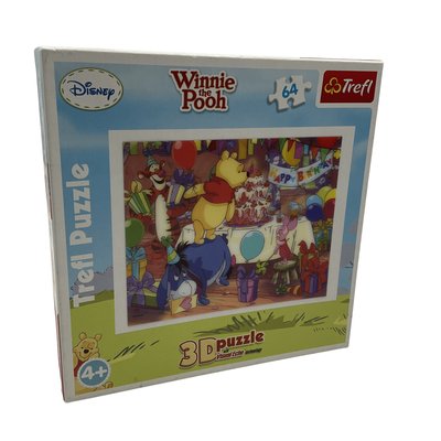 Puzzle 3D Winnie L'ourson 64 pièces - Bon état TREFL