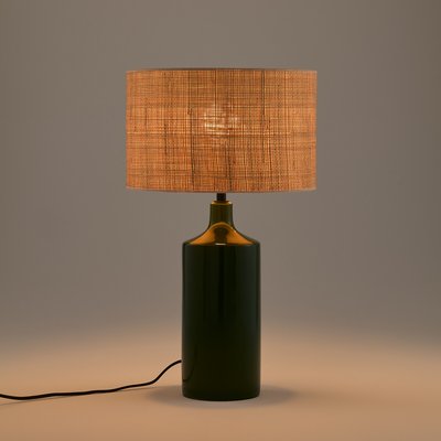 Lampe à poser céramique et raphia, Rabano LA REDOUTE INTERIEURS