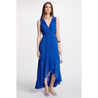 Robe longue fluide plissée MORGAN