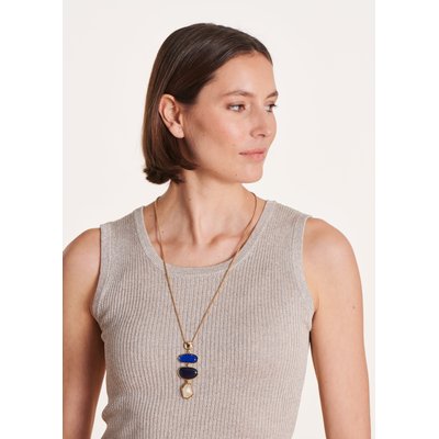 Collier sautoir multicabochon LA FEE MARABOUTEE