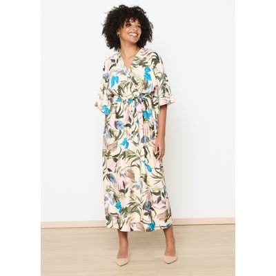 Robe cache-coeur à imprimé fleuri LOLALIZA