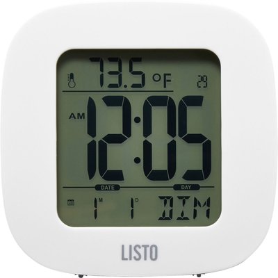 Réveil de voyage RVL-501 Blanc LISTO