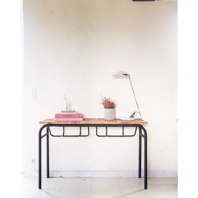 Bureau en bois et métal Yvan N°98 - Bon état DEBONGOUT