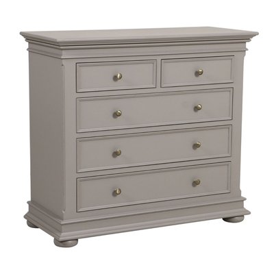Commode 5 Tiroirs Pieds Arrondis - HARMONIE INTERIOR'S