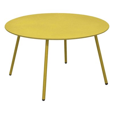 Table basse jardin ronde en acier Rio 70 cm PROLOISIRS