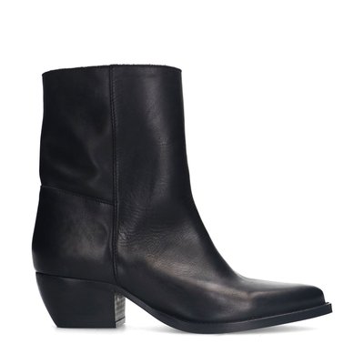 Bottines à talon en cuir SACHA