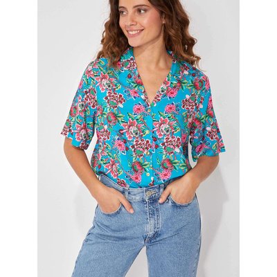 Chemise imprimée pyjama fluide Ecovero KENDAH LA FIANCÉE