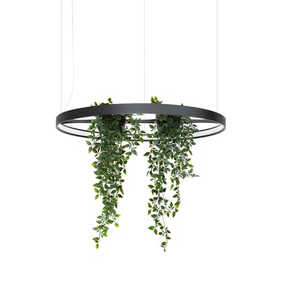 Lustre Aluminium Noir LED 1 Rio Bio EDEN