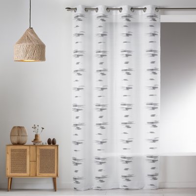 Voilage en Etamine Légère à Motifs Contemporains HOME MAISON