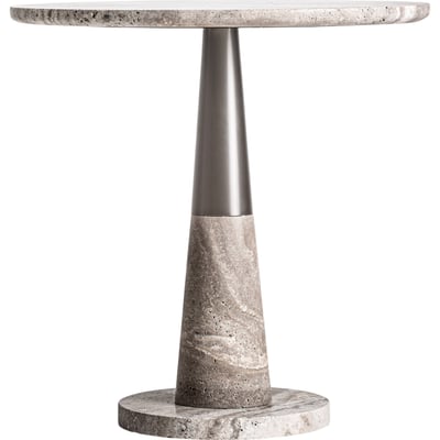 Table de bout en marbre contemporaine RECOLLECTION