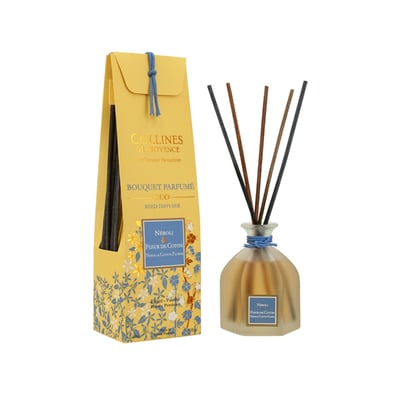 Diffuseur de parfum Coloré  NÉROLI & FLEUR DE COTON COLLINES DE PROVENCE