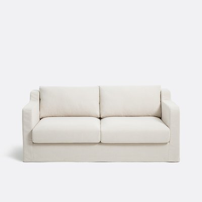 Divano cotone & lino 3 posti, Linetto LA REDOUTE INTERIEURS