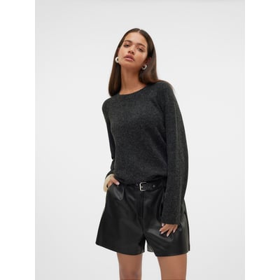 Pull col rond en fil textile VERO MODA