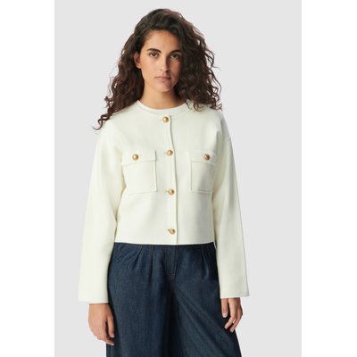 Cardigan court tricot poches plaquées IKKS