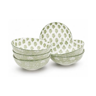 Lot de 6 assiettes creuses, SOLIMAN ARTIME