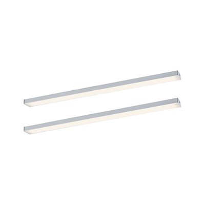 Kit Extension D'éclairage Sous-meuble - 2 X 4w 500lm 3000k Pir 230/24v - Blanc Dépoli PAULMANN