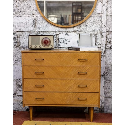 Superbe commode scandinave Olga N°1131 - Bon état DEBONGOUT