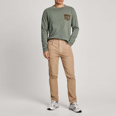 Pantalon 5 Poches En Velours Côtelé PEPE JEANS