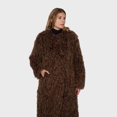 Manteau long à coupe ample HARPER OAKWOOD