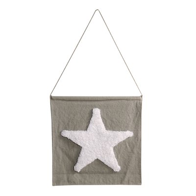 Déco murale enfant en coton, BIG STAR HAPPY DECOR KIDS