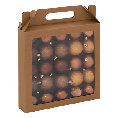 Lot de 25 boules de Noël D.6 cm JOKLI ATMOSPHERA