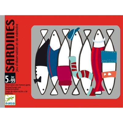 Sardines - Jeu de cartes de mémoire DJECO