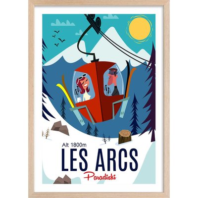 Poster de paradiski les arcs HEXOA