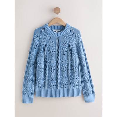 Pull en maille à motifs floraux NEXT
